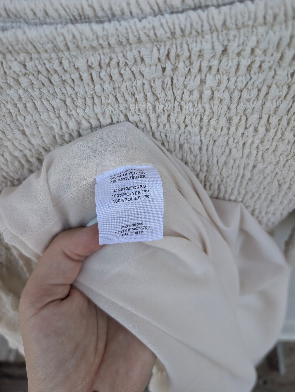 Altar'd State Dress Size S White Creamaxi Princess Cottagecore Lined Puff Sleeve - Picture 9 of 9